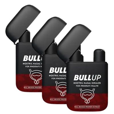 BullUp Dual Nasal Inhaler, Prostate Relief Inhaler, Prostate Enhance Inhaler, Promote Normal Prostate Enhancement Inhaler, for Prostate Health (3pcs)