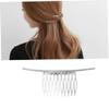 ADOCARN Simple Hair Side Combs Bridal Slide Hairclip Band for Women Girls Ladies Styling Comb view 4
