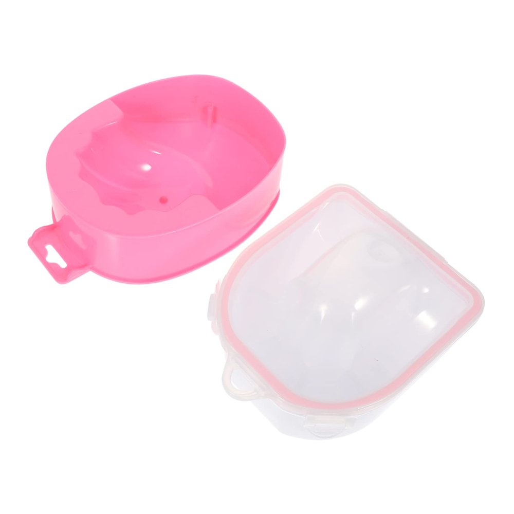 MOTHNUR 2pcs Nail Soaking Bowls for Manicure Skin-friendly Nail Art Tools for Cuticle Softening for Home and Salon Use