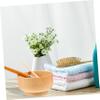 BELLIFFY 1set Reusable Mask Bowl Brush Spatula Kit Diy Facial Mask Tool Set for Home and Salon Use Includes Mixing Bowl and Applicator Brush for Skin Care and Hairdressing view 2