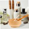 BELLIFFY 1set Reusable Mask Bowl Brush Spatula Kit Diy Facial Mask Tool Set for Home and Salon Use Includes Mixing Bowl and Applicator Brush for Skin Care and Hairdressing view 4