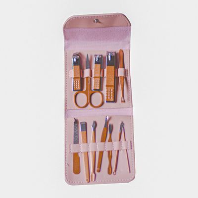12 Pieces Nail Clippers Set Fingernail and Toenail Clipper Cutters, Manicure Pedicure Kit with Travel Case