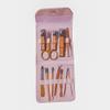 12 Pieces Nail Clippers Set Fingernail and Toenail Clipper Cutters, Manicure Pedicure Kit with Travel Case view 1