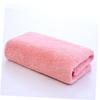 ADOCARN 5pcs Microfiber Makeup Remover Towels Soft Fleece Face Washing Cloths for Women Travel-Friendly Highly Absorbent and Durable Pink view 3