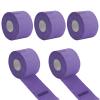 Adorila Barber Neck Strips  5 Rolls (500 Strips, Purple), Disposable Self-Adhesive Neck Paper Bands for Hair Cutting, Salon & Stylist Supplies view 1