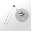 10 Pcs Bridal Hair Clips, Wedding Hair Accessories for Women, Rhinestone Hair Clips for Wedding Ball Parties view 2