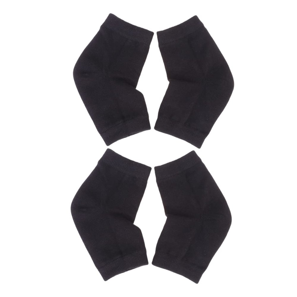 ADOCARN 2pairs Moisturizing Gel Socks Crack Heel Socks for Men Women Ankle Compression Gel Heel Protector Breathable Ankle