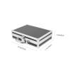 BELLIFFY Portable Medicine Tool Storage Box Makeup Case Handle Multifunctional Scarf Box view 2