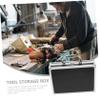 BELLIFFY Portable Medicine Tool Storage Box Makeup Case Handle Multifunctional Scarf Box view 4