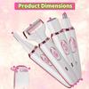 Bikini trimmer for womenelectric razors for womenelectric shaver for women pubic hair4-in-1 Womens Facial Hair Removal, Pubic & Body & Facial Hair Removerfor Bikini Leg Body Face view 2