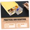 ADOCARN Double Drawer Storage Box Versatile Household Storage Container Stationery Makeup Organizer view 4