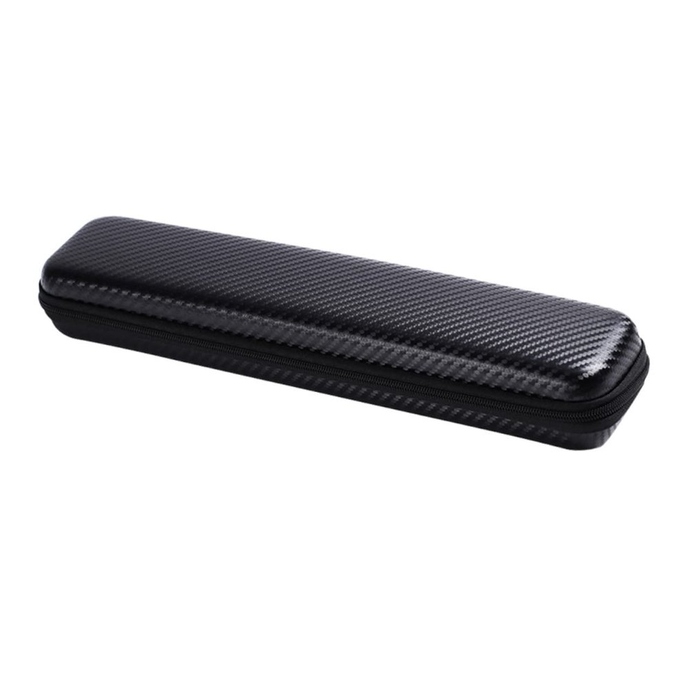EVA Hair Curler Travel Bag for Straightener, Black Zipper Pouch
