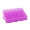 NULYLU Slot Lipstick Storage Organizer Creative Makeup Desk Holder for Home Shop Purple Cosmetic Display Stand for Lipsticks Jewelry Essentials view 1