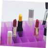 NULYLU Slot Lipstick Storage Organizer Creative Makeup Desk Holder for Home Shop Purple Cosmetic Display Stand for Lipsticks Jewelry Essentials view 2