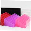 NULYLU Slot Lipstick Storage Organizer Creative Makeup Desk Holder for Home Shop Purple Cosmetic Display Stand for Lipsticks Jewelry Essentials view 3
