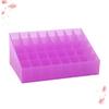 NULYLU Slot Lipstick Storage Organizer Creative Makeup Desk Holder for Home Shop Purple Cosmetic Display Stand for Lipsticks Jewelry Essentials view 4
