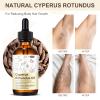 flasture Cyperus Rotundus Oil 100% Natural, Cyprus Rotundus Oil for Hair Removal, Reducing Body Hair Growth & Smoothing Skin | Suitable for All Skin Types, 60ml with Dropper (2 Packs) view 3