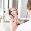 2Pcs Small Hand Held Mirror for Makeup Travel Cosmetic Portable Vanity Glass Plastic Oval Shape Compact Personal Glass with Handle Reflection for Women Men Home Camping Barber Salon School view 4