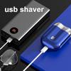 2025 New Model Double Head Electric ShavePocket Portable Travel Electric Shavers for MenUSB Rechargeable Electric ShaverPocket Size Washable Dual-Head Razor (Gray) view 2