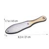 ADOCARN Stainless Steel Foot File Remover Ergonomic Oval Pedicure Rasp for Smooth Skin Care Dry Skin Remover Tool Options for Care view 2