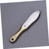 ADOCARN Stainless Steel Foot File Remover Ergonomic Oval Pedicure Rasp for Smooth Skin Care Dry Skin Remover Tool Options for Care view 3