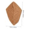 ADOCARN 2pcs Coral Fleece Hair Drying Towel Wraps Button Fast Drying Hair Hats Super Absorbent Shower Turban Coffee Pink view 4