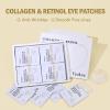 Yeokoe Under Eye Patches for Dark Circles,Puffy Eyes,20 Pairs Face Masks SkinCare With Collagen and Retinol for Anti wrinkles Smooth Fine Lines view 2