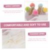 ADOCARN 2pcs Exfoliating Bathing Soft Mesh Shower Loofah Scrubber for Comfortable Cleansing Lightweight Portable Bath Accessories for Home Cartoon Design view 4