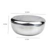 PAMINGONO 1pc Stainless Steel Shaving Bowl Lid Bubbling Mug for Men s Razor Accessories for Traditional Shaving Soap Unbreakable Design for Smooth Shave view 2