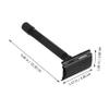 BELLIFFY 2pcs Safety Manual Shaving for - Handle Easy to Clean for Facial and Beard Grooming view 2