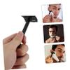BELLIFFY 2pcs Safety Manual Shaving for - Handle Easy to Clean for Facial and Beard Grooming view 3