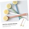 ADOCARN 2pcs Soft Bristle Cleaning Brush Exfoliating Body Scrubber Long Handle for Bath Shower Double Cleaning Bath Brush for Relaxation view 2