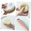 ADOCARN 2pcs Soft Bristle Cleaning Brush Exfoliating Body Scrubber Long Handle for Bath Shower Double Cleaning Bath Brush for Relaxation view 3