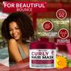 Curly Hair Mask - Deep Conditioning, Curl Enhancing Split End Repair for Women and Men - Strengthening Treatment Cream and Moisturizer Products for Dry, Damaged, Frizzy Hair - Anti Breakage Solution view 2