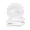 ADOCARN 5pcs Cotton Makeup Puff Powder Puff for Lady Girls Gentle Skin-friendly Easy Application for Foundation Mineral Powder White view 1