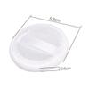 ADOCARN 5pcs Cotton Makeup Puff Powder Puff for Lady Girls Gentle Skin-friendly Easy Application for Foundation Mineral Powder White view 2