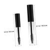 NULYLU 2pcs Eyelash Cream Bottle Empty Eyelashes Tube Brush Lid Large Small Transparent Design for Mascara Convenient Makeup Storage view 2
