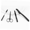 Gogogmee 4pcs Women Beauty Eyebrow Tools Eyebrow Trimmer Tweezers Brush Clip for Beginners view 2