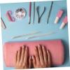BELLIFFY 8pcs Stainless Steel Cuticle Pusher Tool Nail Dual Heads Nail Cuticle Remover view 4