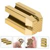 MUSISALY 2pcs Eyebrow Pencil Sharpener Tool Slot Design for Eyeliner Pencils Makeup Sharpener Convenient and Makeup Tools view 3
