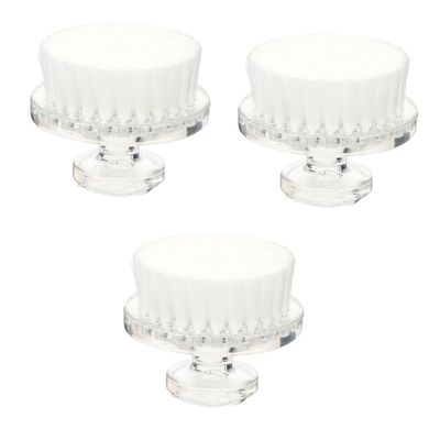 BELLIFFY 3pcs Soft-Bristle Multi-Function Face Cleaning Brush for Exfoliation Portable Facial Scrubber for Home Travel Use Lightweight Easy to Carry