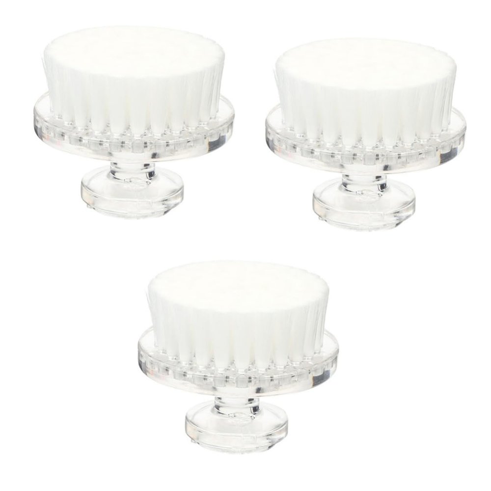 BELLIFFY 3pcs Soft-Bristle Multi-Function Face Cleaning Brush for Exfoliation Portable Facial Scrubber for Home Travel Use Lightweight Easy to Carry
