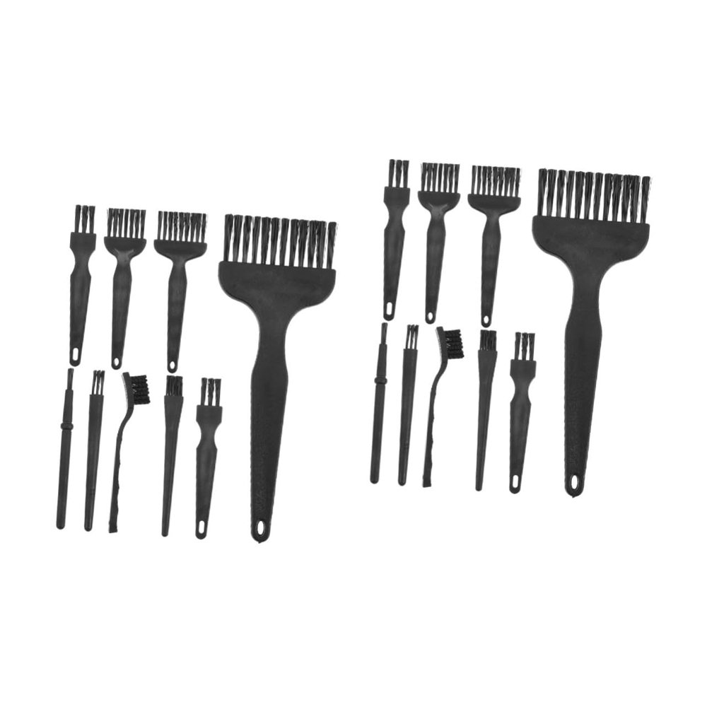 BELLIFFY 16pcs Men Shaving Kit Face Shaver Cleaning Brush Electric Razor Cleaning Tools Scrub Brushes for Razor Trimmer