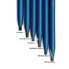 5pcs Tattoo Makeup And Microblading Supplies Waterproof Permanent Makeup Eyebrow Pencils Long Lasting Microblading Eye Brow Pencil for PMU Eye Brow Liner Beauty (Blue Paper-Medium Brown Core) view 3