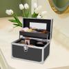 FashionCha Pedicure Kits Portable Organizer,Makeup Tools Storage Container,Travel Lightweight Makeup Train Case for Aesthetic Supplies, M view 3