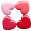 Beatifufu 16pcs Heart Shaped Lipstick Container Mirror Portable Makeup Organizer Box for Eyeliner Eyeshadow and Lipstick for Travel and Everyday Use view 1