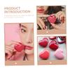 Beatifufu 16pcs Heart Shaped Lipstick Container Mirror Portable Makeup Organizer Box for Eyeliner Eyeshadow and Lipstick for Travel and Everyday Use view 2