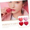 Beatifufu 16pcs Heart Shaped Lipstick Container Mirror Portable Makeup Organizer Box for Eyeliner Eyeshadow and Lipstick for Travel and Everyday Use view 3