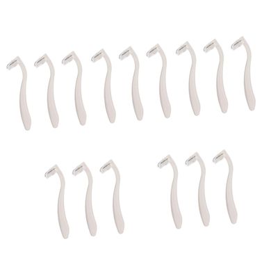 NULYLU 15pcs Hair Trimmer for Women Portable Underarm Leg Precision Shaving Tool for Body Hair Removal Lightweight Design for Travel