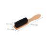 NULYLU 3pcs Beard Styling Tool Ergonomic Wooden Handle Comb Natural Boar Bristle Brush for Men Portable Beard Care Accessory for Grooming and Styling view 4